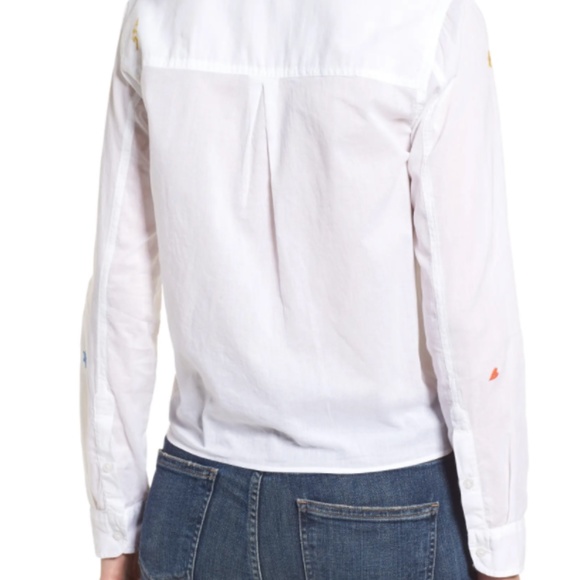 Sundry Tie Front Shirt - Picture 2 of 5